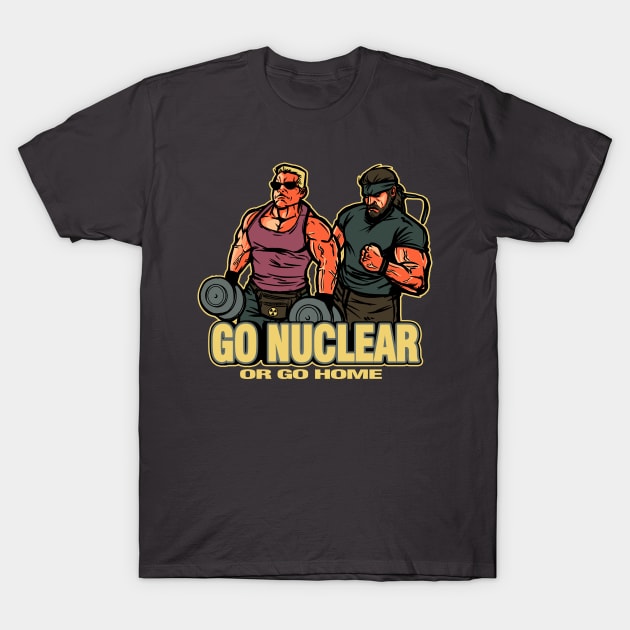 Go Nuclear T-Shirt by AndreusD